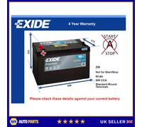 Battery fits MITSUBISHI L200 2.0 2.2D 2.5D 2.8D 1986 on Exide 250 800A 95Ah New