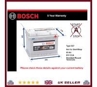 Battery fits BMW Z3 Z4 330 118 Z4 M 120 Z3 M 130 X3 2500 316 57 to 13 Bosch 027