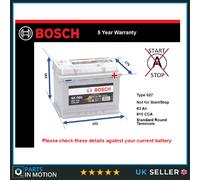 Battery fits BMW Z3 Z4 330 118 Z4 M 120 Z3 M 130 X3 2500 316 57 to 13 Bosch 027