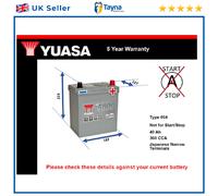 Battery fits MORGAN PLUS 8 PLUS 4 2.0 3.5 3.9 68 to 20 Yuasa 054 360A 40Ah New