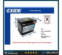 Battery fits RANGER REKORD 1.7 72 to 78 Exide 063 450A 47Ah 4Yr Warranty Quality
