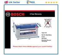 Battery fits NISSAN NAVARA NV400 PATHFINDER INTERSTAR Bosch 019 800A New