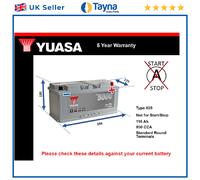 Battery fits OPEL MOVANO 2.3D 2010 on Yuasa 020 950A 110Ah 5Yr Warranty Quality