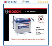 Bosch S4021 - car battery - 45A/h - 330A - lead-acid technology - for vehicles without Start/Stop system