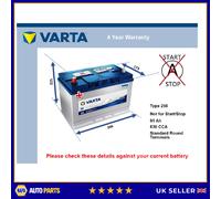 Battery fits PONTIAC FIREBIRD 3.1 3.8 87 to 97 Varta 250 830A 95Ah 4Yr Warranty