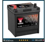 Battery fits TOYOTA STARLET EP91 1.3 96 to 99 Yuasa 004R 400A 50Ah 3Yr Warranty