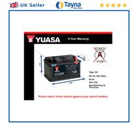 Battery fits RANGE ROVER EVOQUE 2.0 15 to 19 Yuasa 100 540A 65Ah 3Yr Warranty