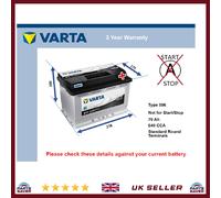 Battery fits ASTON MARTIN DB7 VIRAGE V8 VANQUISH ZAGATO ONE 77 Varta 096