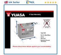 Battery fits RELIANT SCIMITAR 68 to 95 Yuasa 049 450A 50Ah 5Yr Warranty Quality