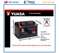 Battery fits RENAULT MEGANE 1.9D 97 to 99 Yuasa 096R 680A 76Ah 3Yr Warranty New