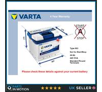 Genuine Varta Car Battery 5444020443132 B18 Type 063 44Ah 440CCA Top Quality New