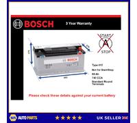 Battery fits ROLLS ROYCE PHANTOM GHOST DAWN 6.6 6.75 2003 on Bosch 017 740A New