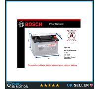 Battery fits ROVER 111 114 45 618 200 218 115 623 620 216 800 Bosch 065