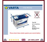 Battery fits AUDI Q2 Q3 A2 A1 A4 Allroad S5 TT A5 Q5 S1 RS3 Varta 096