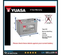 Car Battery YBX5334 Yuasa Genuine Top Quality Guaranteed New