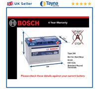 Battery fits SSANGYONG KORANDO TURISMO MUSSO ACTYON REXTON W STAVIC 250
