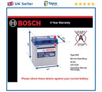 Bosch S4 vehicle battery 40 Ah 12 V 330 A Car