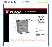 Battery fits SUZUKI CARRY CAPPUCINO X90 SC100 VITARA 1977 on Yuasa 054 360A New
