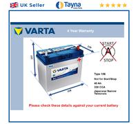 Battery fits SUZUKI ESCUDO RH416 1.3 1.6 01 to 07 Varta 154 330A 45Ah Quality