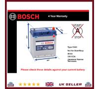 S4030 S4 030 Bosch Car Battery 12V 40Ah 330A Type 054 4 YEAR WARRANTY