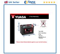 Battery fits TAXI METROCAB 2.4D 01 to 06 Yuasa 249H 720A 95Ah 3Yr Warranty New