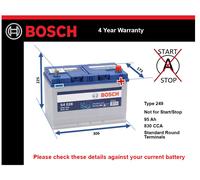 Genuine Bosch Car Battery 0092S40280 S4028 Type 249 / 335 95Ah 830CCA Quality