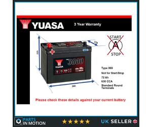 Battery fits TRIUMPH STAG TR8 2000 TR2 TR3 TR5 TR4 2500PI 2500 069 New
