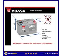Battery fits VAUXHALL MOKKA ASTRA MERIVA CORSAVAN CORSA CASCADA 096 New