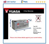Battery fits VAUXHALL MOVANO B 2.3D 2010 on Yuasa 020 950A 110Ah 5Yr Warranty