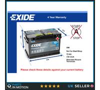 Battery fits VW SCIROCCO BORA LUPO CRAFTER TOUAREG SHARAN Exide 096 New