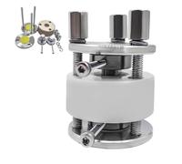 Battery Fixture Pressure Mold, Solid State Battery Pressing Mold, Adjustable Diameter, For Cell Material Research, Cell Assembly and Various Laboratory Experimental Operations(Ceramic)