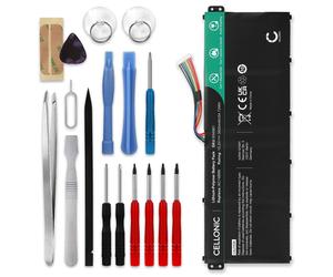 Battery for Acer Chromebook 11 C730 TravelMate P276-MG 15.2V 3600mAh + Tool-kit