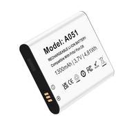 Battery for AVM Fritz!Fon C6 Telekom A051 1300 mAh Li-Ion Battery Compatible with Fon C6 up to 20+ Hours Talk Time