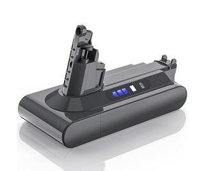 Battery for Dyson V10 SV12, LONGFIT Dyson Cyclone Replacement Battery 6500mAh V10 Animal/Absolute/Fluffy/Motorhead/Total Clean Handheld Vacuum Cleaner