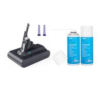 Battery for Dyson v7, 4600mAh Li-ion Replacement Battery & AF Air Duster Sprayduster Compressed Air Can Blower Spray for PC, Laptop keyboard cleaner dust remover PS5 xbox fans