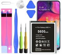 Battery for Galaxy A50 A505F A30 A305F, 5600mAh EB-BA505ABU Internal Replacement Battery High Capacity for Samsung Galaxy A50s, Galaxy A20, Galaxy A30, with Repair Tool Kit