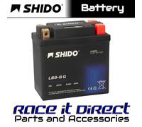 Shido LB9-B Q Lightweight 12v Lithium Ion Motorcycle Battery (Quad Terminal)