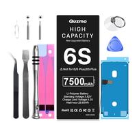 Battery for iPhone 6S, 3200mAh Higher Capacity New 0 Cycle Replacement Battery for iPhone 6S Model A1633 A1688 A1700 with Professional Tools Kits and Adhesives
