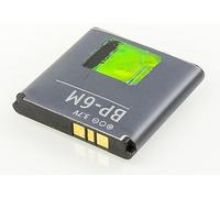 Battery for Nokia BP-6M Compatible with Nokia 3250, 6151, 6233, 6234, 6280, 6288, 9300, N73, N77, N93
