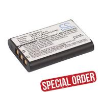 Battery for PENTAX Optio M50, Optio M60, Optio V20, Optio W60, Optio W80 680m...