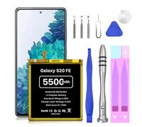 Battery for Samsung Galaxy S20 FE, 5500mAh EB-BG781ABY Replacement Battery for Samsung Galaxy S20 FE (G780F), S20 FE 5G (G781B), A52 (A525F), A52 5G (A526B), A52s (A528B) with Repair Tool Kits