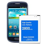 Battery for Samsung Galaxy S3, 2800 mAh Replacement Battery with High Capacity for Samsung Galaxy S3/S3 Neo GT-i9300 i9301 i9305 EB-L1G6LLU Mobile Phone Battery (Not for S3 Mini)