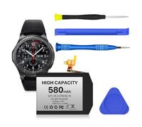 Battery for Samsung Gear S3 Frontier, Upgraded 520 mAh Super High Capacity Replacement Battery for Samsung Gear S3 Classic SM-R760 R765 R770 EB-BR760ABE GH43-04699A with Professional Repair Tools