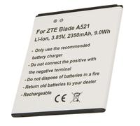 Battery for Smartphone ZTE Blade A521 / A520 / A520C 3.85V 2350mAh 9Wh