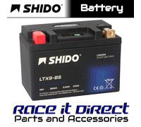SHIDO LITHIUM ION LIGHTWEIGHT MOTORCYCLE BATTERY KAWASAKI ZXR400 1994-2001
