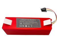Battery for Xiaomi Roborock S5 S50 S51 S55 S6 S7 S55 S60 Q5 Q7 Pro/Max+ Xiaowa E20 E25 E35 T60 T61 T65 Xiaomi Mijia 1st and 2nd Gen Robot Vacuum Cleaner Battery 14.4 V 6800 mAh mAh