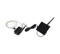 Battery-Free Solar Oxygen Pump 2.5W 7V 0.6L/Min Flow, Complete with 9.8ft Cord & 4.9ft Hose for Fish Tank Pond Outdoor Fishing Water Aeration