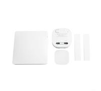 Battery-Free Wireless Wall Switch with Receiver, Self-Powered Remote Light Switch, No Wiring Installation, IP44 Waterproof Fireproof Material for Indoor Outdoor(A)