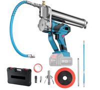 Battery Grease Gun, 10000 PSI Grease Gun, Battery Operated Electric Grease Gun, Compatible with Makita 18 V Lithium Battery, 45 cm Hose and Quick Release Coupling (without Battery) (A)