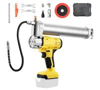 Battery Grease Gun, Compatible with Makita 18V, 600CC Barrel, Variable Speed, LED Light, 12" Hose, Electric Grease Gun for Machinery, Automotive Use (Battery Not Included)